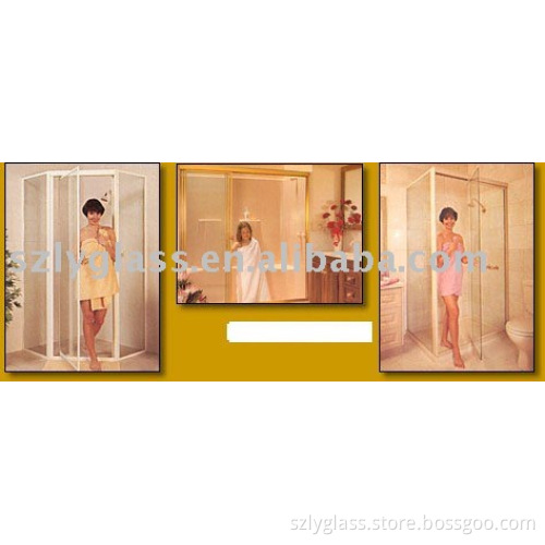 bathroom tempered glass